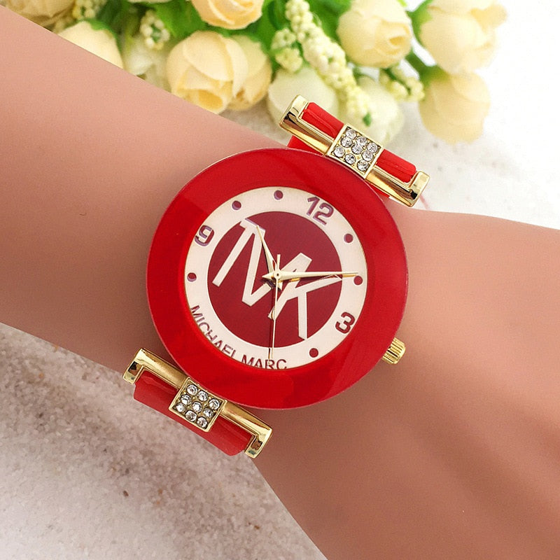 Reloj de pulsera de Gel de sílice para mujer