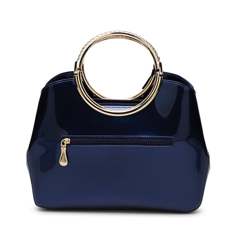 Bolso cruzado de charol para mujer 3