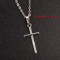 Collar Con Colgante Largo De Cruz