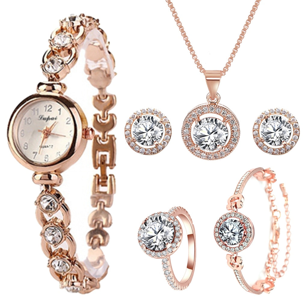 Reloj de pulsera de cuarzo para mujer
