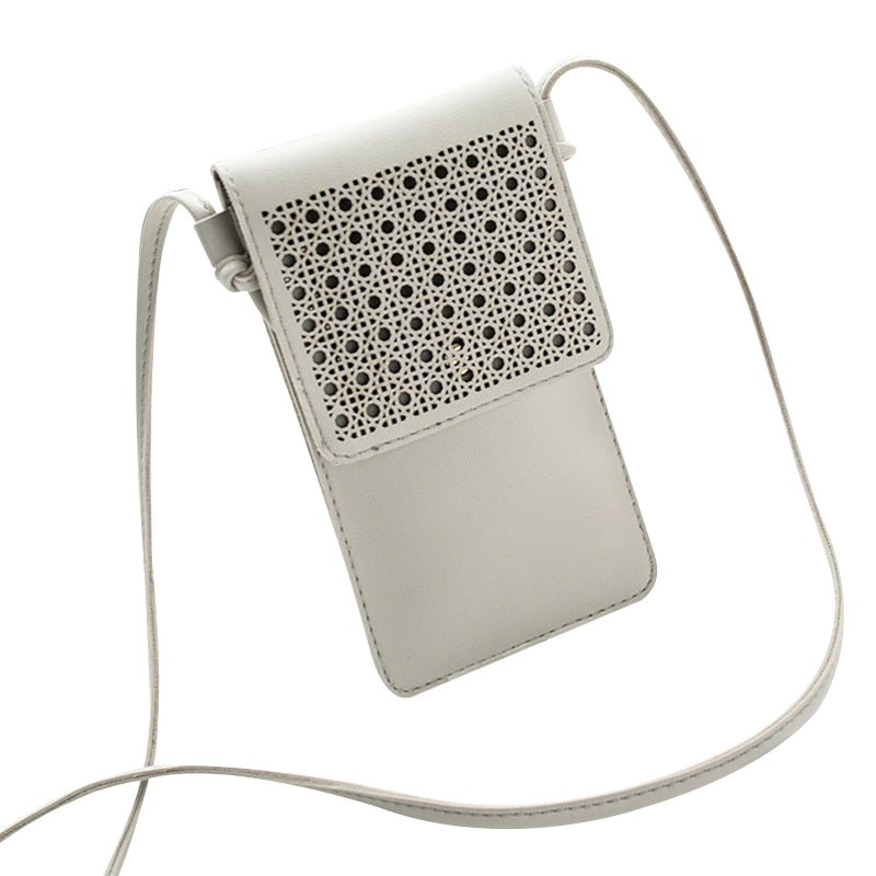 Bolso cruzado para teléfono móvil, bolsa para pantalla táctil