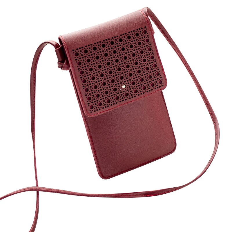 Bolso cruzado para teléfono móvil, bolsa para pantalla táctil