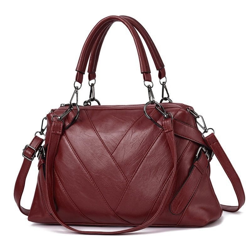 Bolso de cuero suave para mujer 6