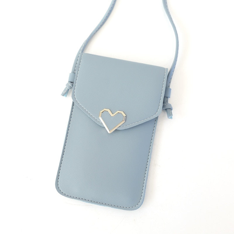 Cartera transparente, con pantalla táctil, Retro, para teléfono móvil, de diseñador 4