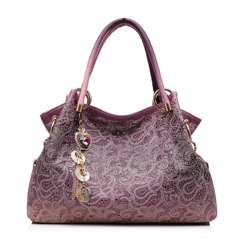 Bolso de hombro con estampado Floral
