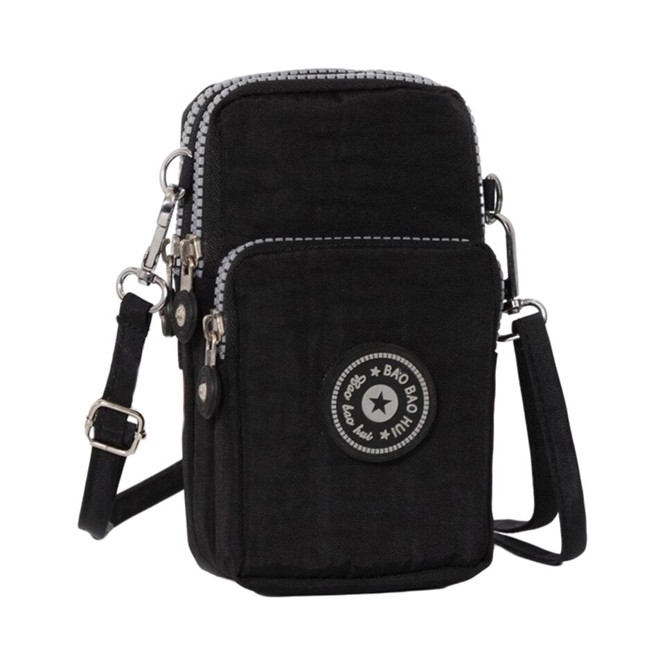 Cartera de hombro pequeño de nailon para mujer 1