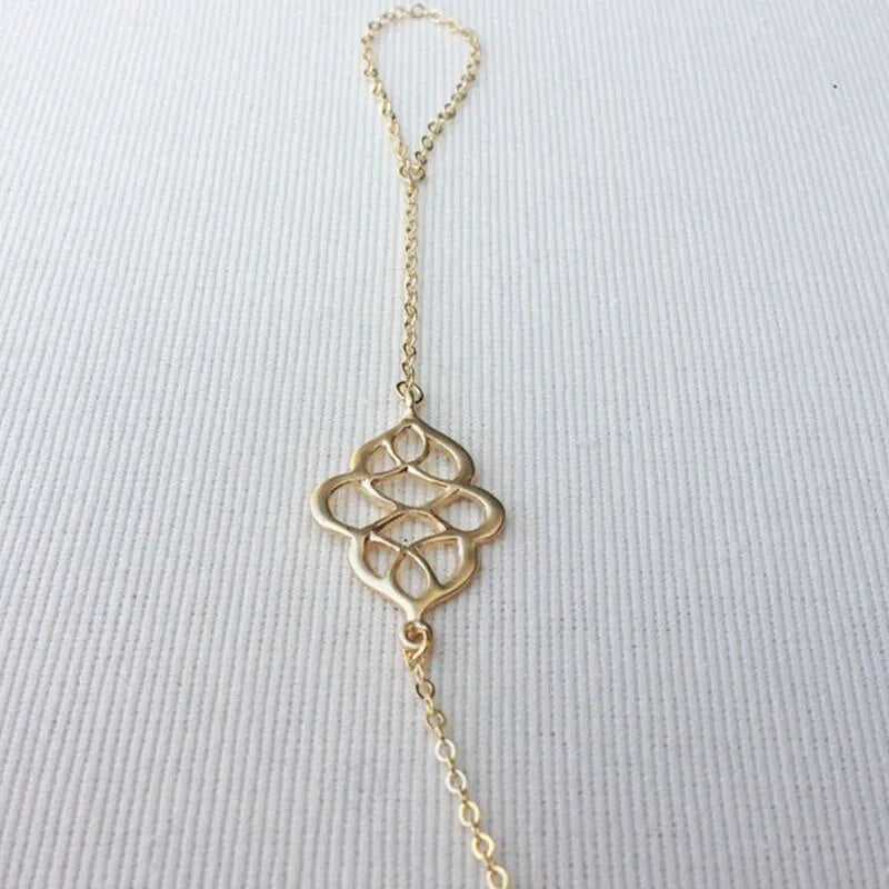 Pulsera De Dedo Brazalete De Dedo Dorado
