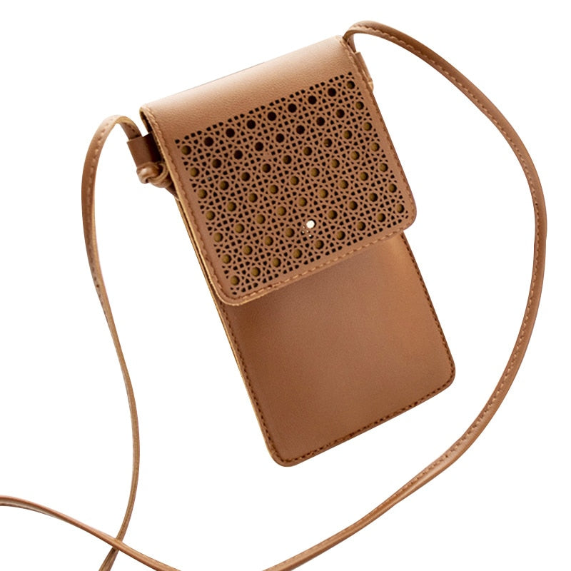 Bolso cruzado para teléfono móvil, bolsa para pantalla táctil