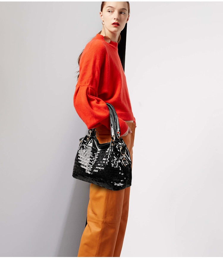 Bolso de para mujer, bolsa de charol 3