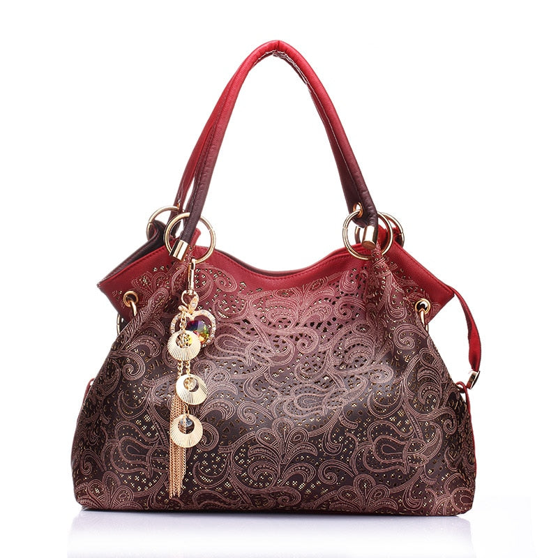 Bolso de hombro con estampado Floral