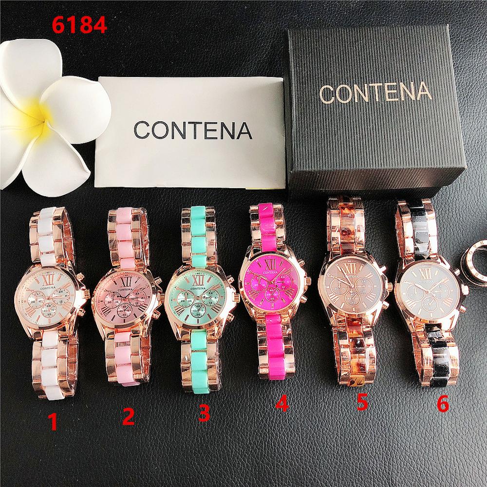 Reloj de cuarzo de oro rosa para mujer 6