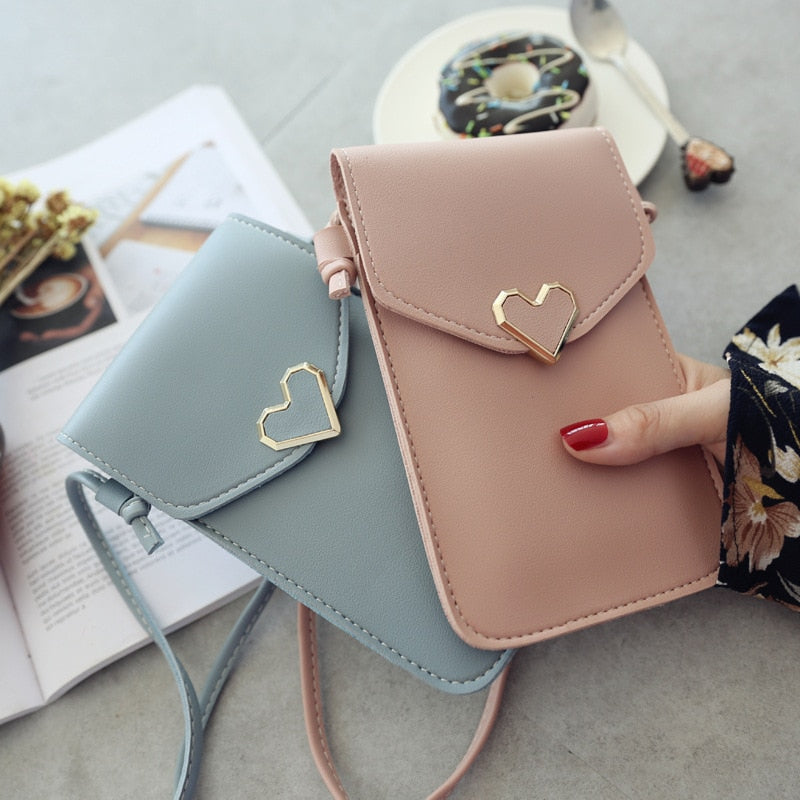 Cartera transparente, con pantalla táctil, Retro, para teléfono móvil, de diseñador 3