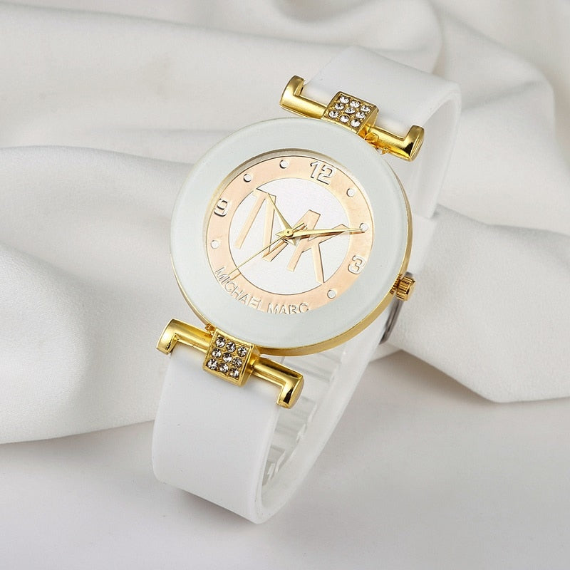 Reloj de pulsera de Gel de sílice para mujer 4