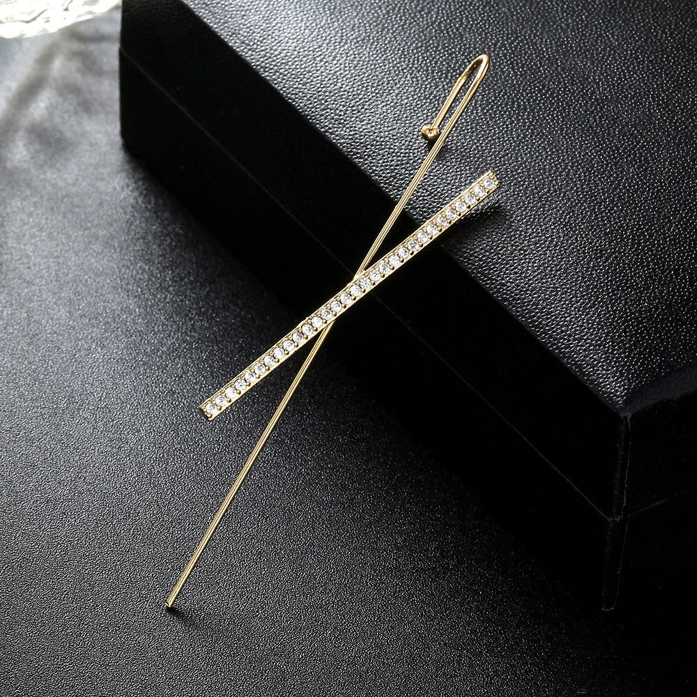 Aretes De Cristal Con Circonita, Trepador, Regalo De Joyería