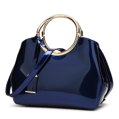 Bolso cruzado de charol para mujer 1