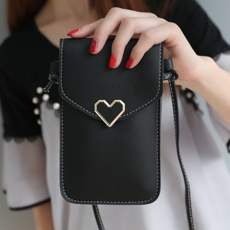 Cartera transparente, con pantalla táctil, Retro, para teléfono móvil, de diseñador 6