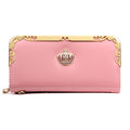 Cartera de mujer con cremallera larga, monedero para chicas, Luxary, grande, tarjetero