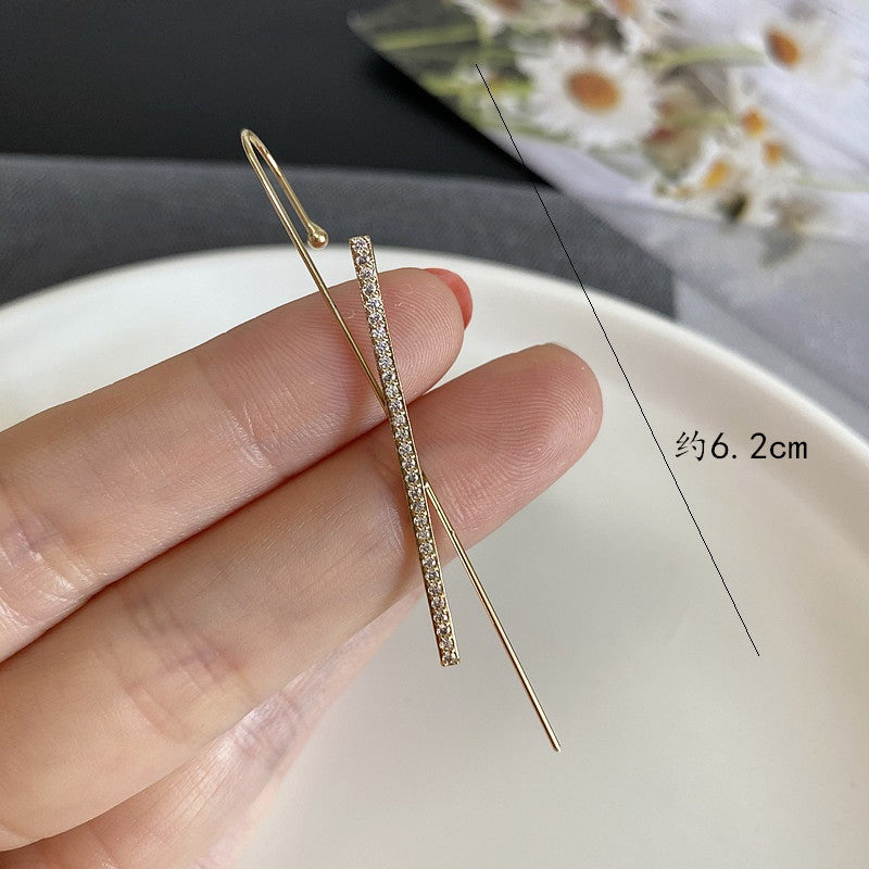 Aretes De Cristal Con Circonita, Trepador, Regalo De Joyería