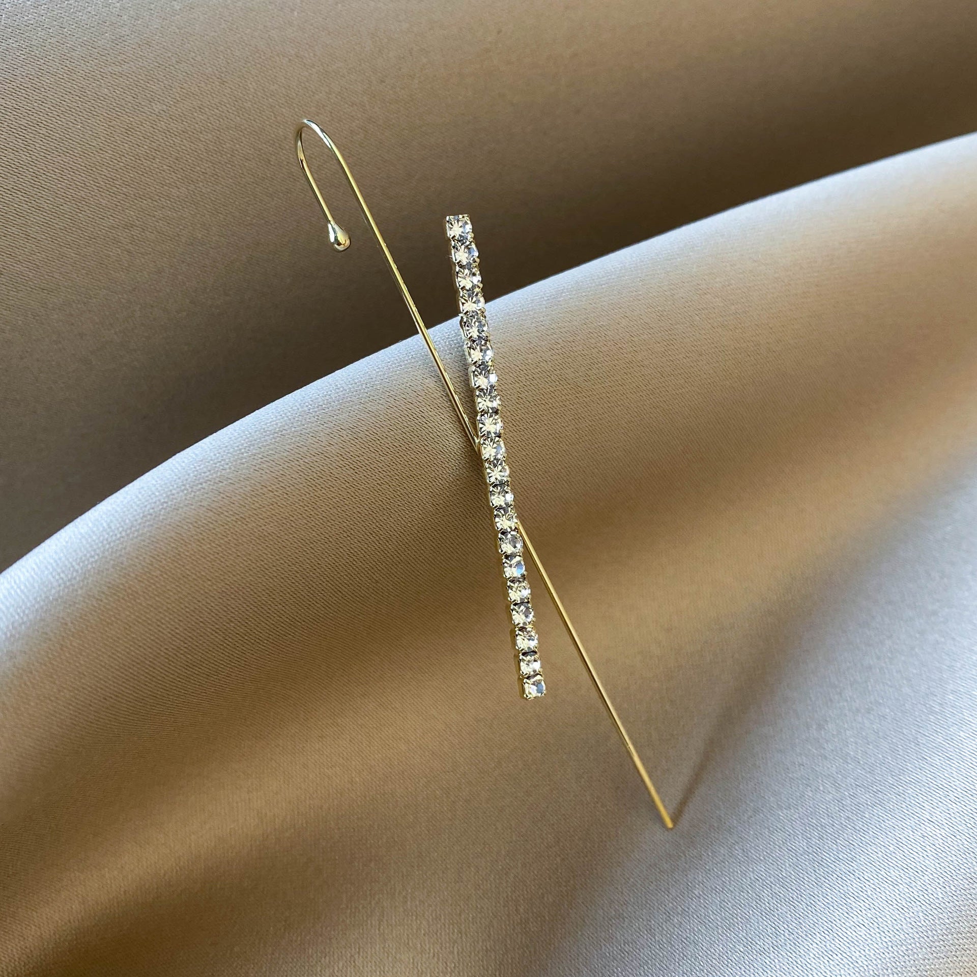 Aretes De Cristal Con Circonita, Trepador, Regalo De Joyería