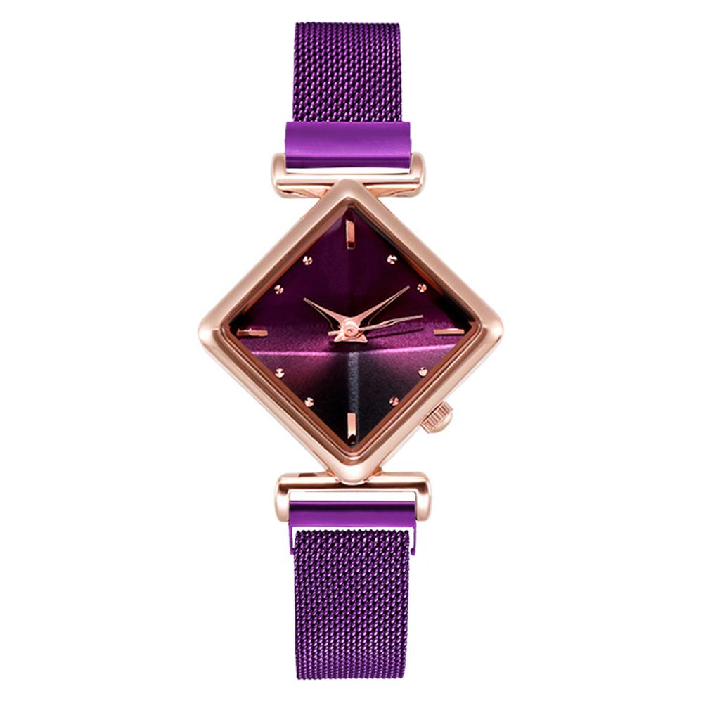 Reloj cuadrado de lujo para muje