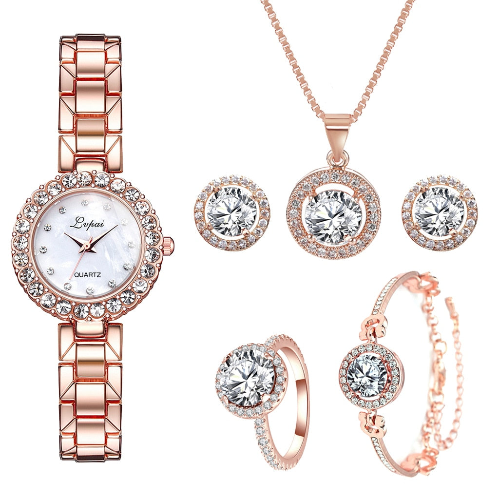 Reloj de pulsera de cuarzo para mujer