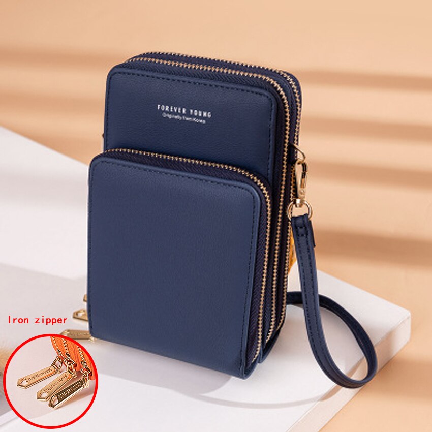 Cartera para uso diario, permite llevar el teléfono móvil y cuenta con portatarjetas, envío directo