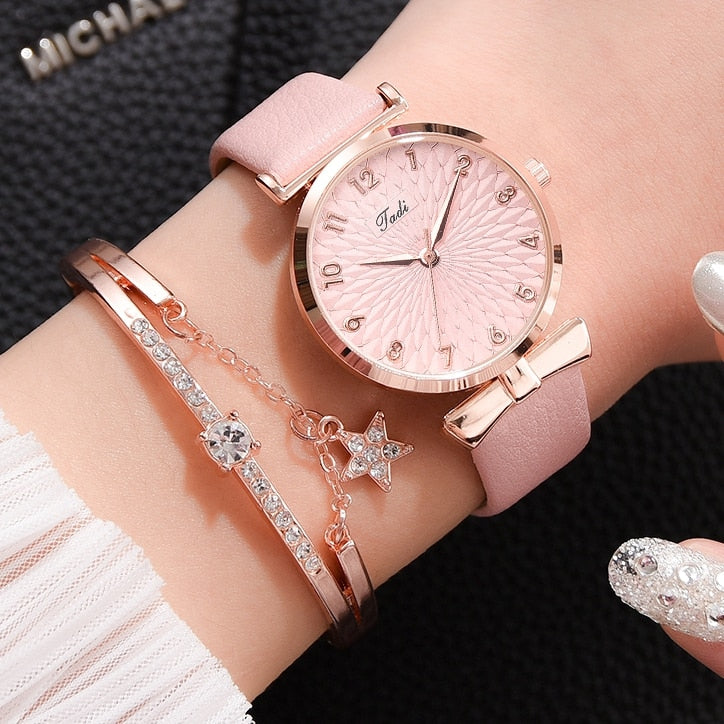 Relojes de cuarzo de pulsera de lujo para mujer
