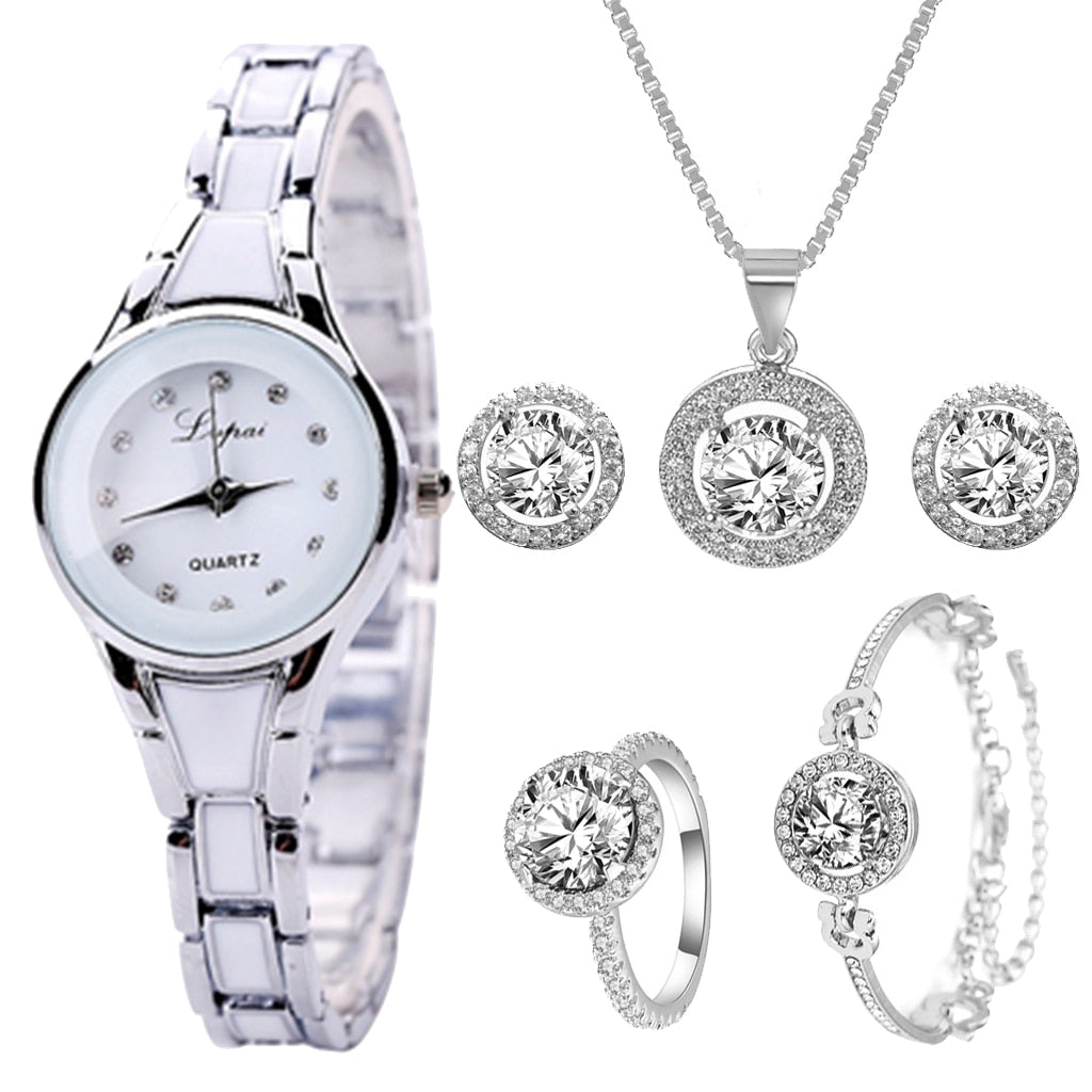 Reloj de pulsera de cuarzo para mujer