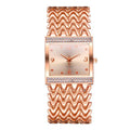 Relojes de pulsera cuadrados para mujer