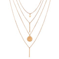 Conjunto De Collar Con Colgante De Metal Gargantilla Gruesa 1