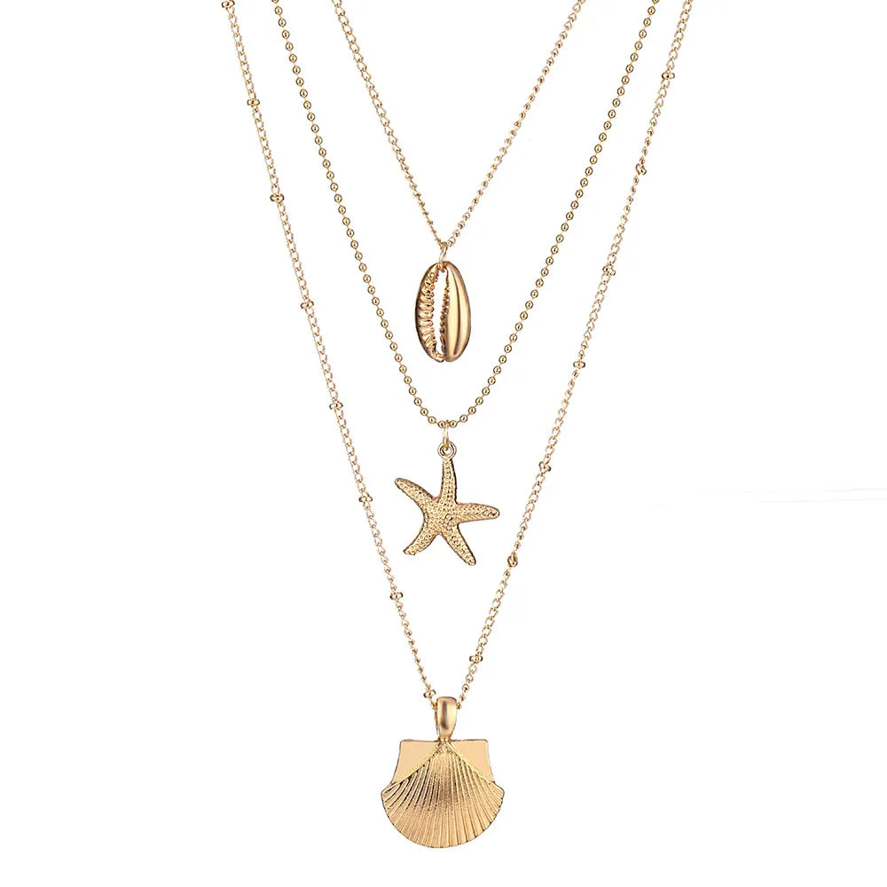 Conjunto De Collar Con Colgante De Metal Gargantilla Gruesa