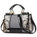 Bolso de cuero con bordado para mujer, bandolera de lujo
