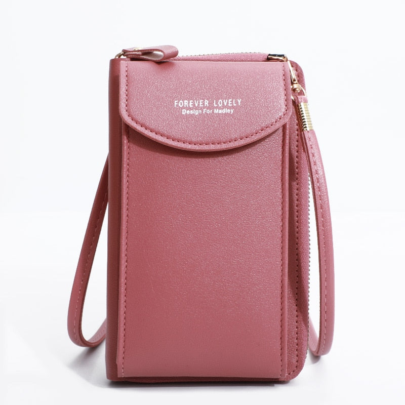 Cartera para teléfono móvil a la moda para mujer