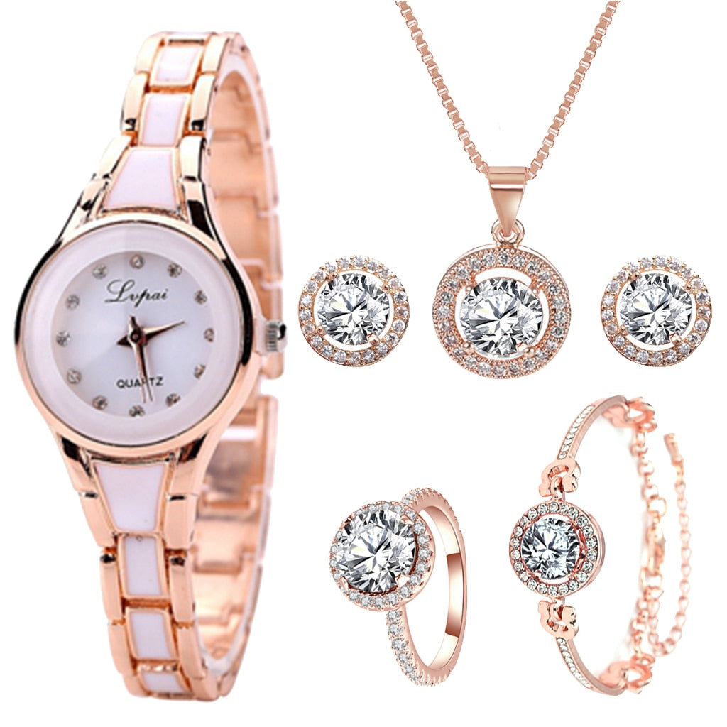 Reloj de pulsera de cuarzo para mujer