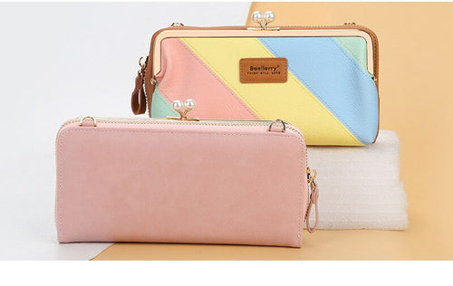 Cartera de cuero PU con correa ajustable 21