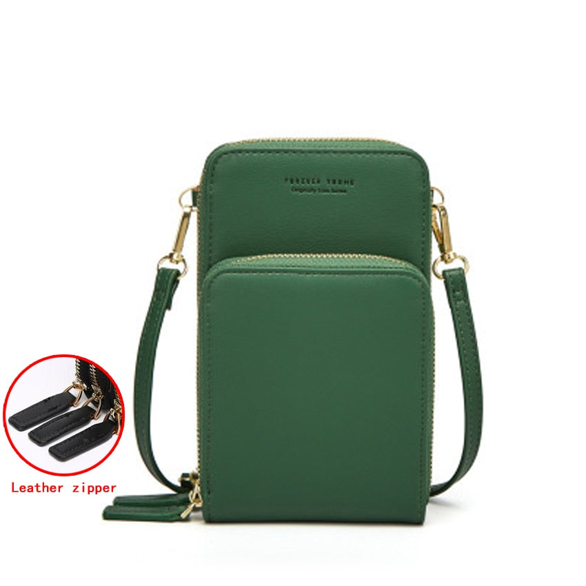 Cartera para uso diario, permite llevar el teléfono móvil y cuenta con portatarjetas, envío directo