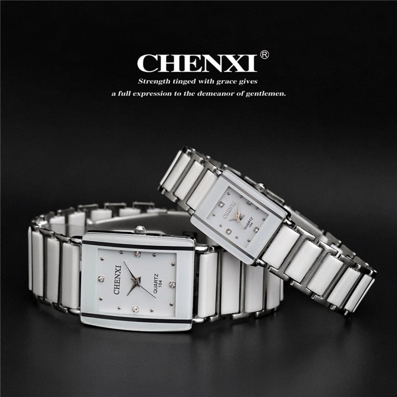 Reloj de cuarzo con diamantes de imitación para mujer 5