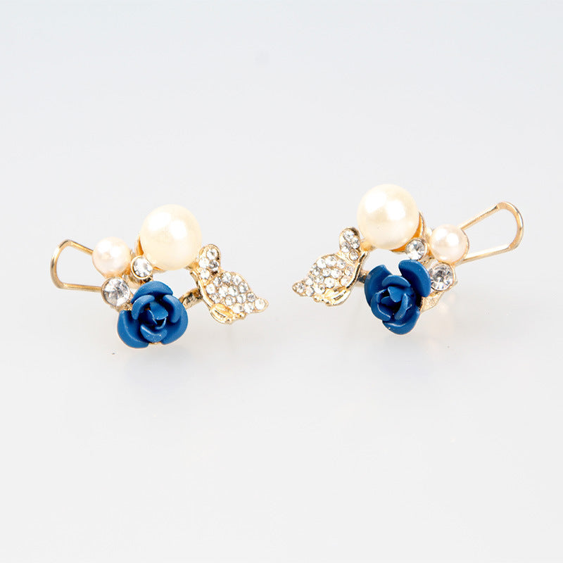 Pendientes De Borla De Flores Rojas Vino Clásico Retro Colgante Largo De Temperamento