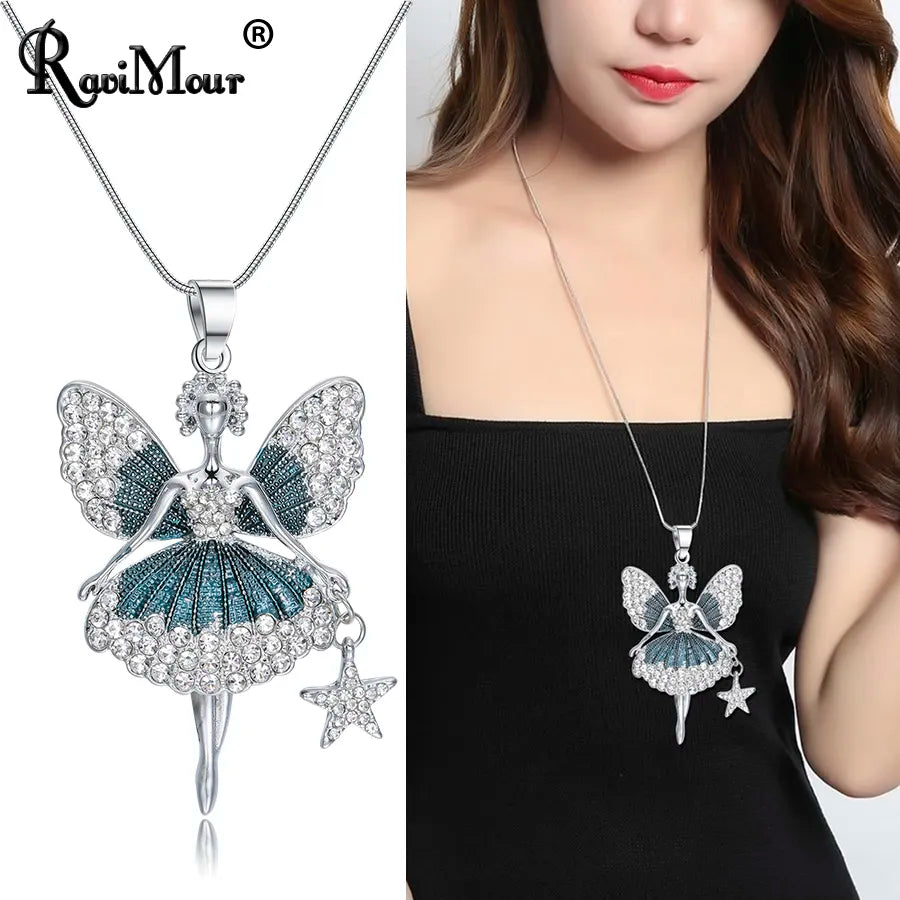 Collares Llamativos De Ángel Verde 1