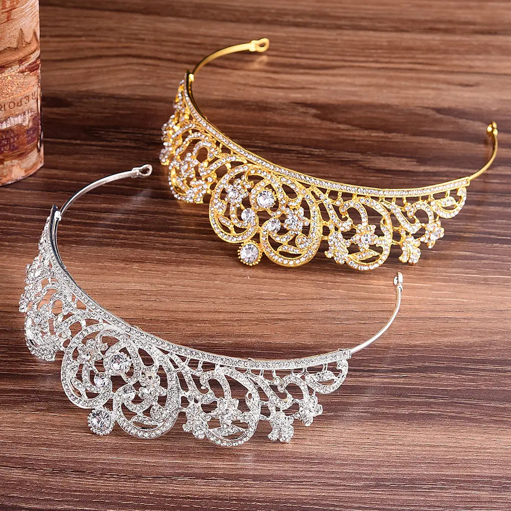 Coronas cristal Tiara de diamantes de imitación