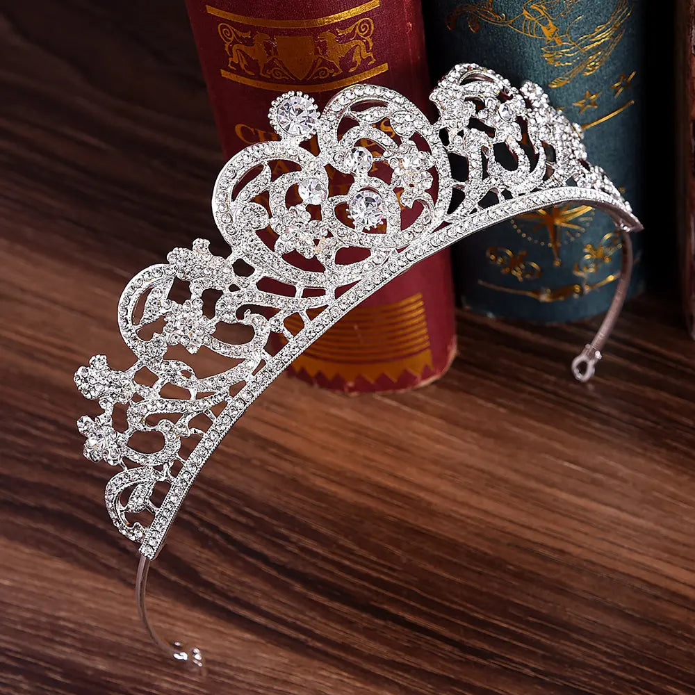 Coronas cristal Tiara de diamantes de imitación