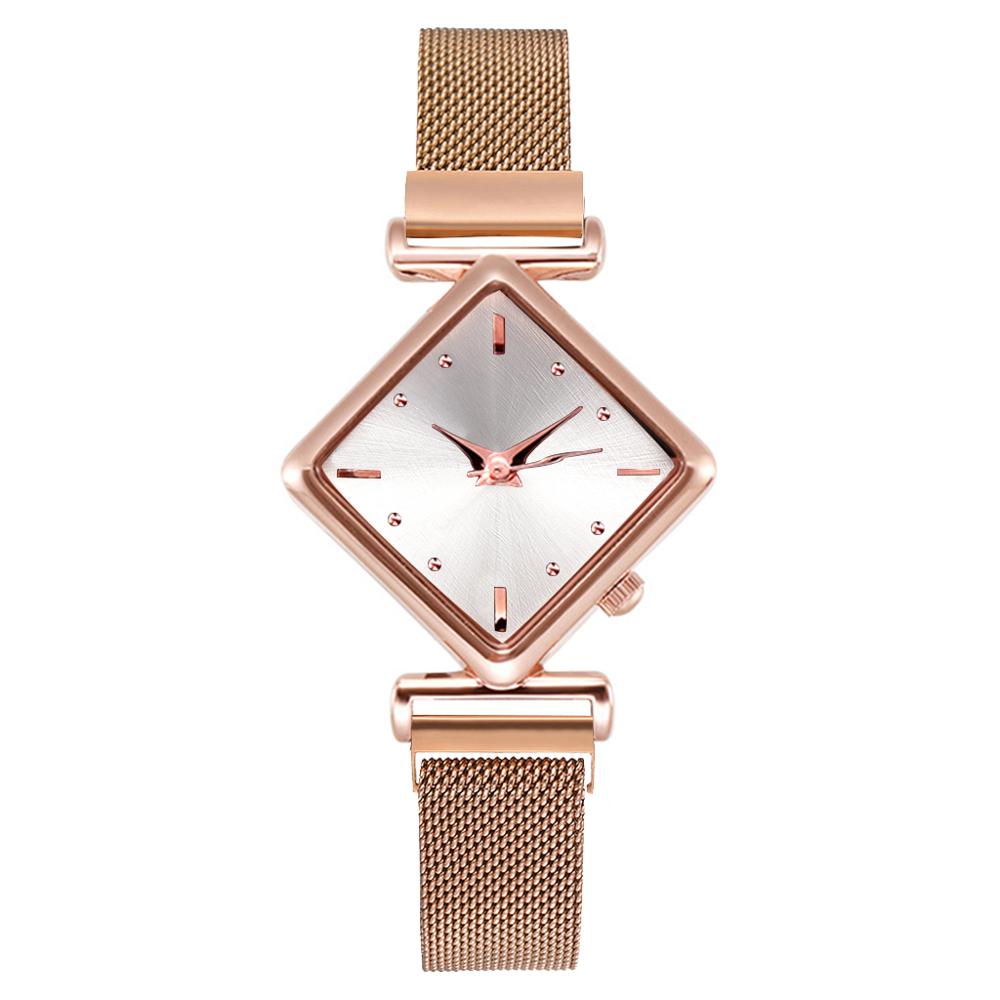 Reloj cuadrado de lujo para muje
