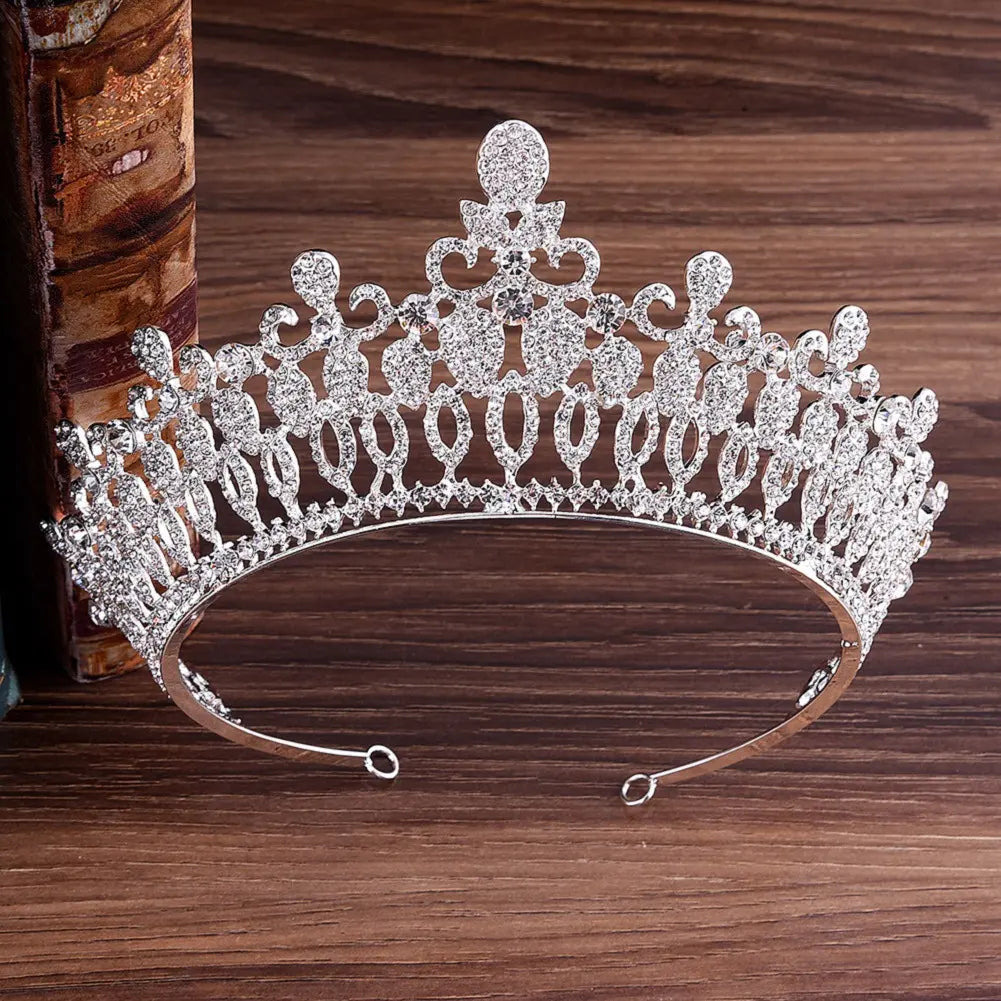 Coronas de cristal Tiara de diamantes de imitación