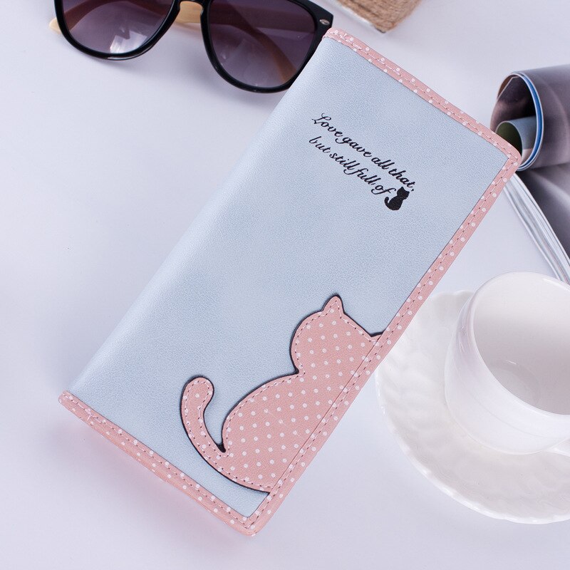 Cartera de cuero sintético con cremallera Para Mujer