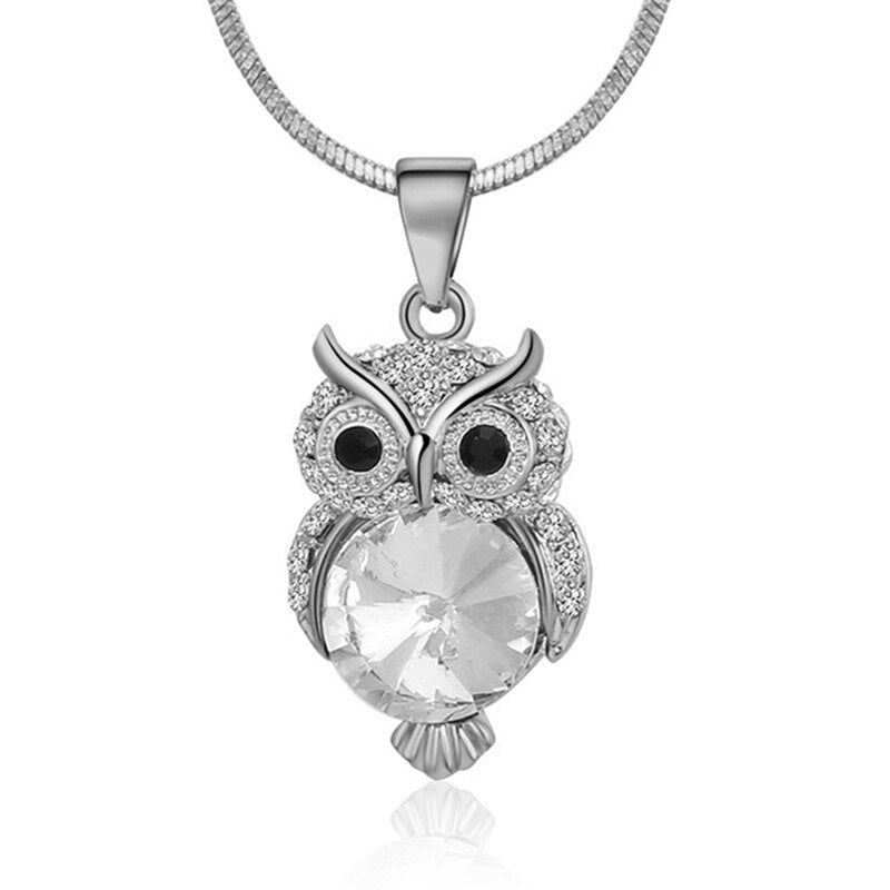 Small Cute Owl Bird Pendant