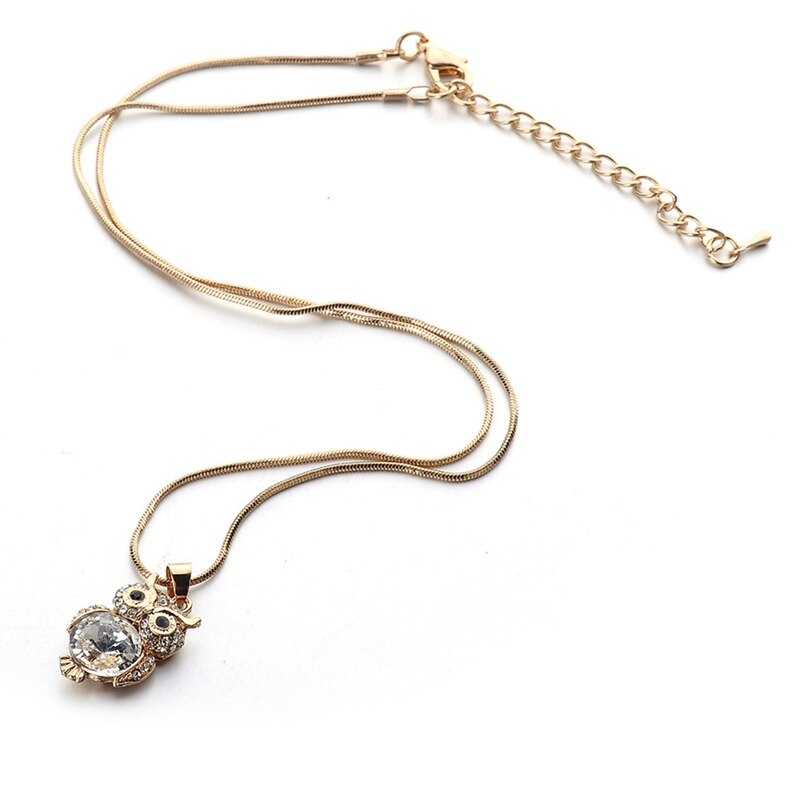 Small Cute Owl Bird Pendant