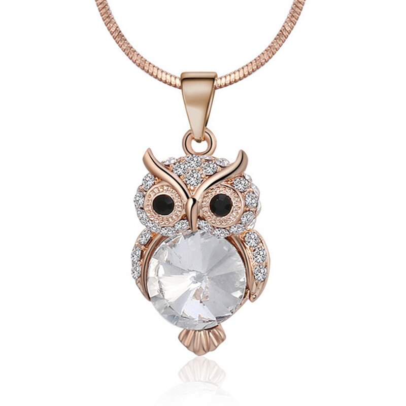 Small Cute Owl Bird Pendant