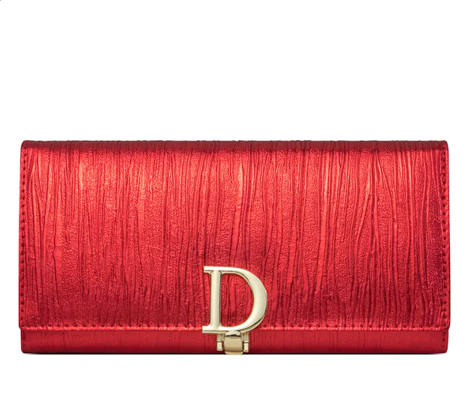 Cartera de billetera con rayas